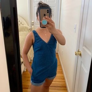 ASOS denim one-piece